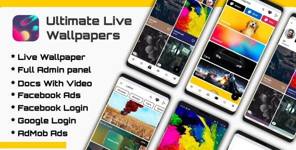 Ultimate Live Wallpapers Application (GIF/Video/Image) v1.0