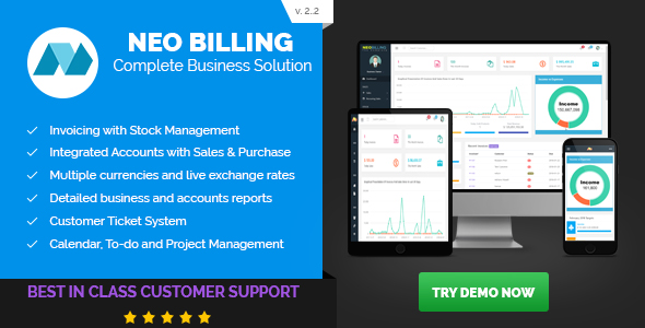 Neo Billing v2.2 - Accounting, Invoicing And CRM Software