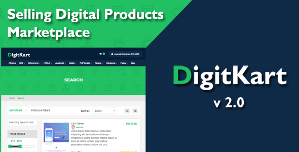 DigitKart - Multivendor Digital Products Marketplace
