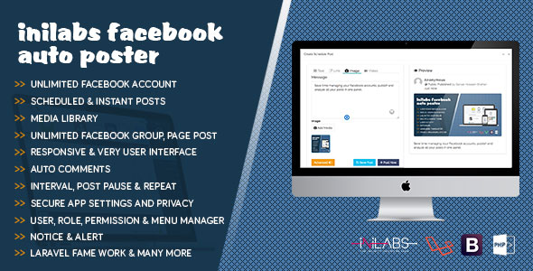 Inilabs Facebook Multi Account Auto Post & Scheduler