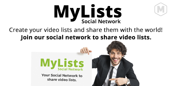 MyLists v1.1 - Your Social Network to share Video Lists