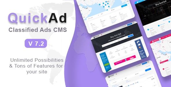 Quickad v7.3 - Classified Ads CMS