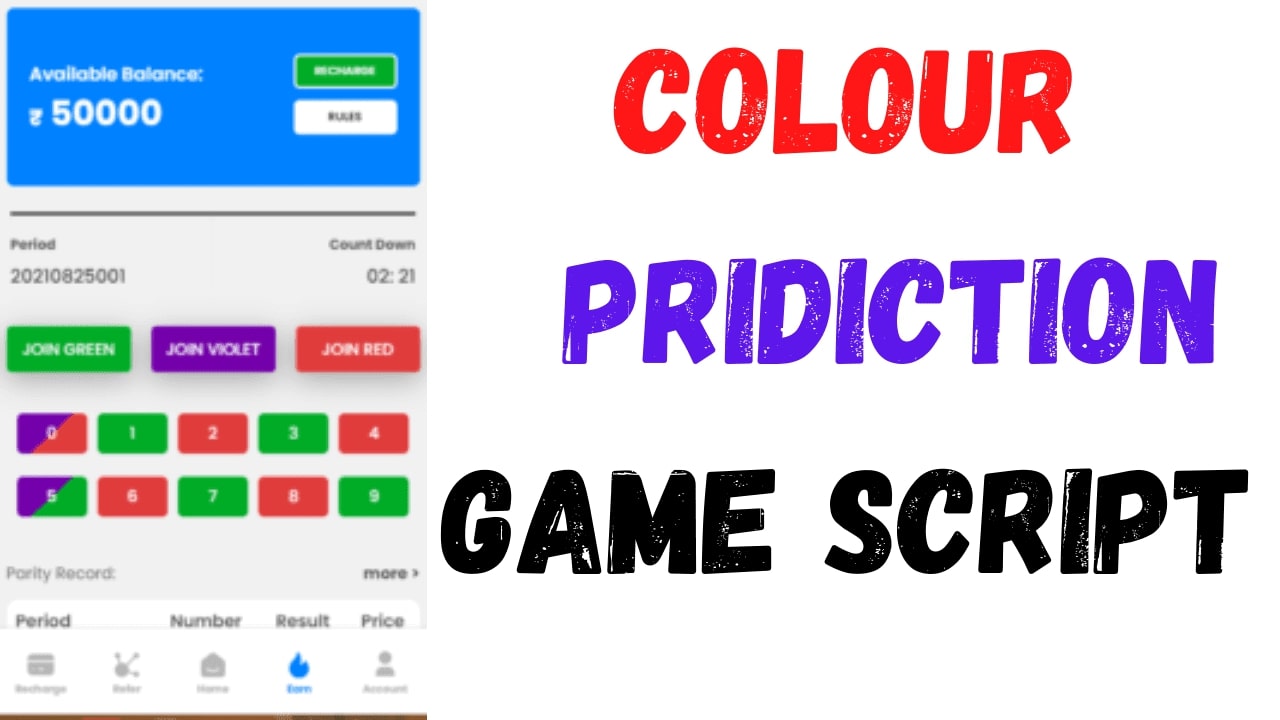Color prediction Game Script Download