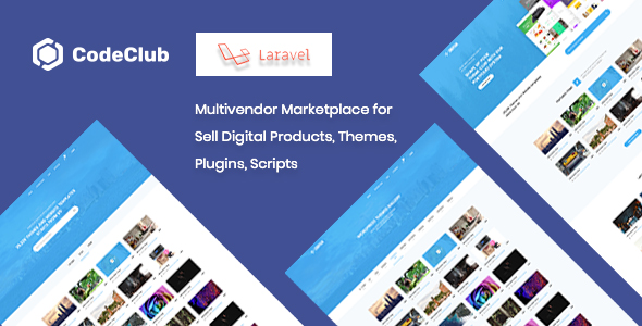 Codeclub - Multivendor Marketplace for Sell Digital Products, Themes, Plugins,