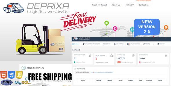 Courier Deprixa - Logistics worldwide v2.5
