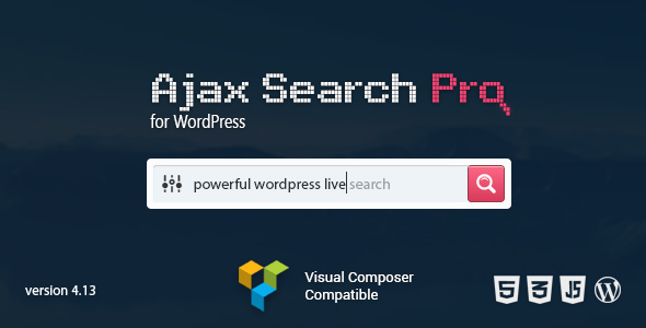 Ajax Search Pro for WordPress v4.13.4 - Live Search Plugin