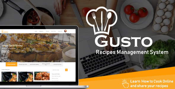Gusto v1.4 - Recipes Management System