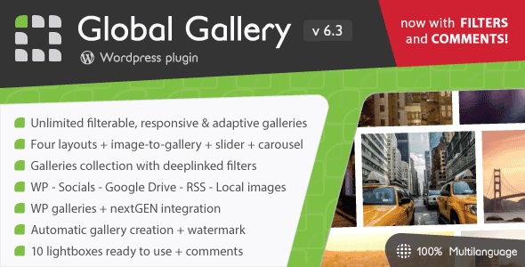 Global Gallery v6.3.1 - Wordpress Responsive Gallery