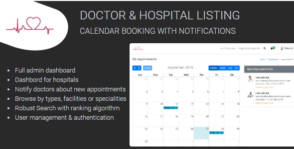Medixa - Doctor/ Hospital Listing with Booking